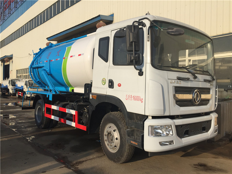 東風(fēng)天錦高壓清洗吸污車具有抽吸效率高、自吸、自排及直灌等特點