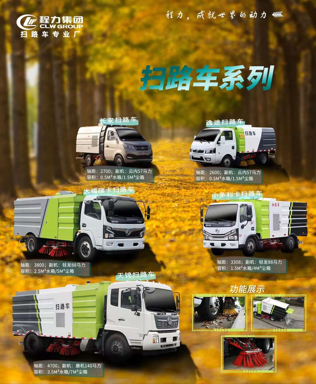 程力清掃車(chē)系列怎么選車(chē)型？